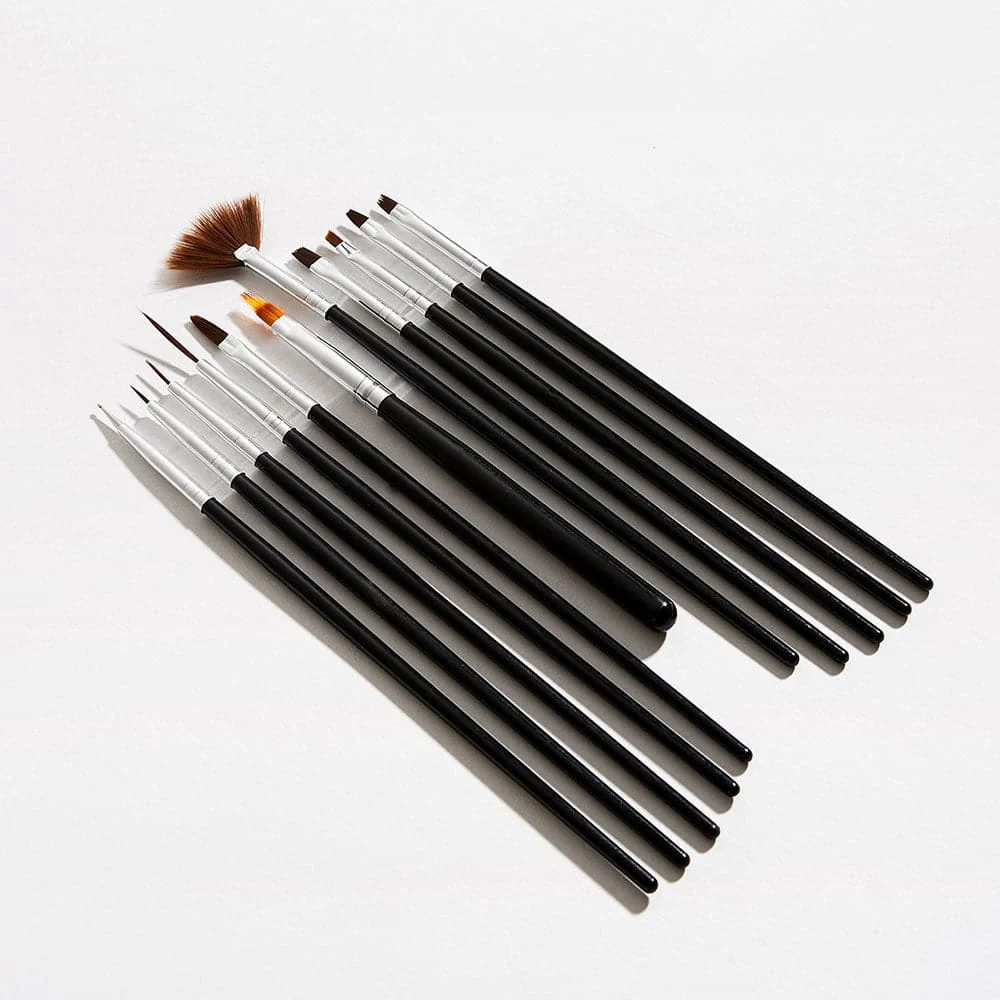 Nail Art Brushes (11 Pack) - Image 3